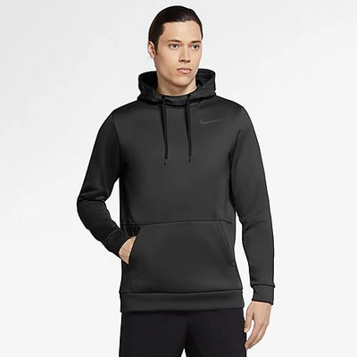 Shop Nike Men's Therma Training Hoodie In Black