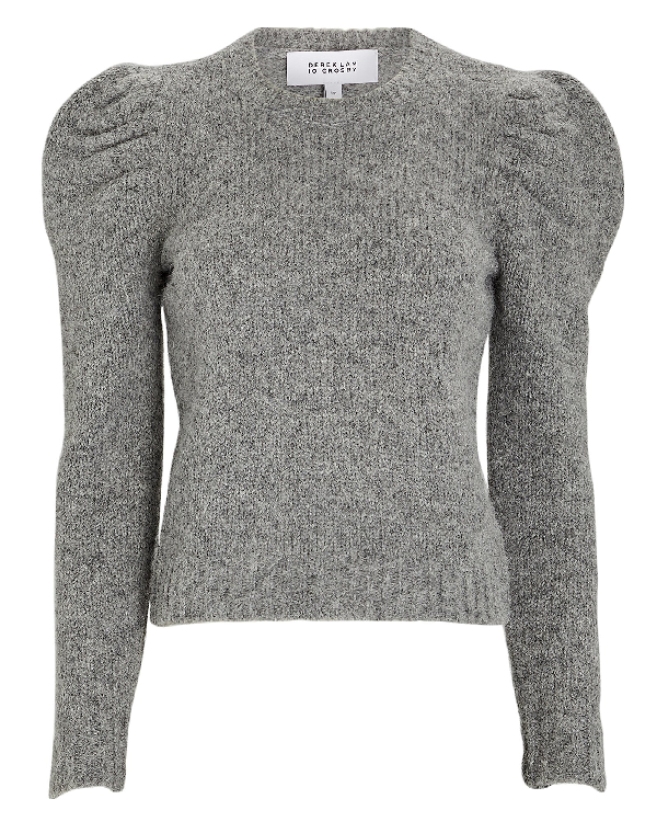 Derek Lam 10 Crosby Locken Puff Shoulder Sweater In Grey | ModeSens