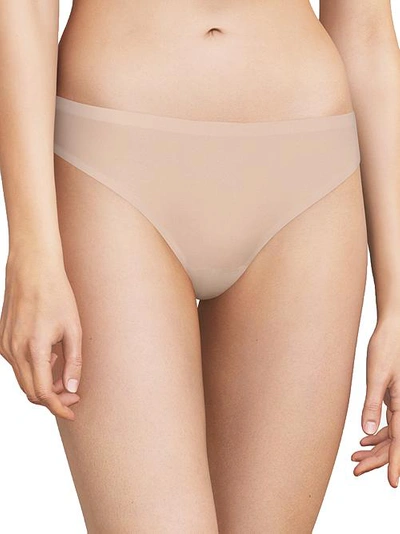 Shop Chantelle Soft Stretch Thong In Rose