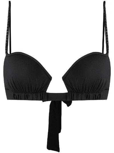 Shop La Perla Stargaze Push-up Bikini Top In Black