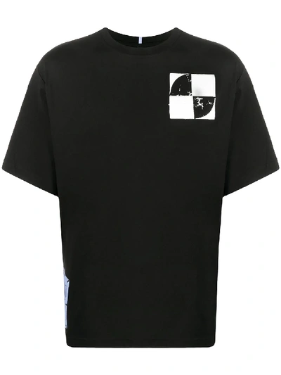 Shop Mcq By Alexander Mcqueen Graphic-print Crew Neck T-shirt In Black
