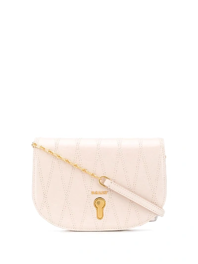 Shop Bally Clayn Quilted Crossbody Bag In Pink