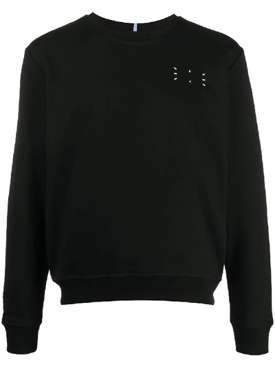 Shop Mcq By Alexander Mcqueen Stitch Print Sweatshirt In Black