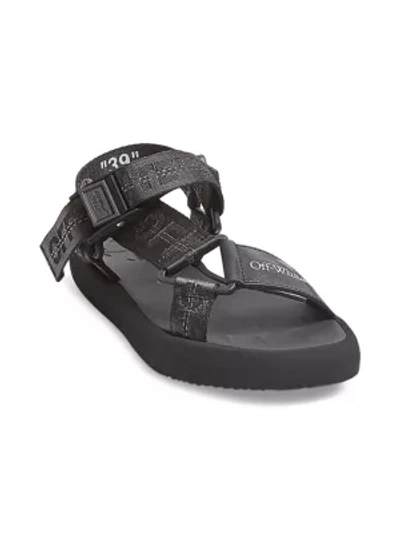 Shop Off-white Trek Sport Sandals In Black