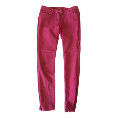 Pre-owned Michael Kors Slim Jeans In Pink