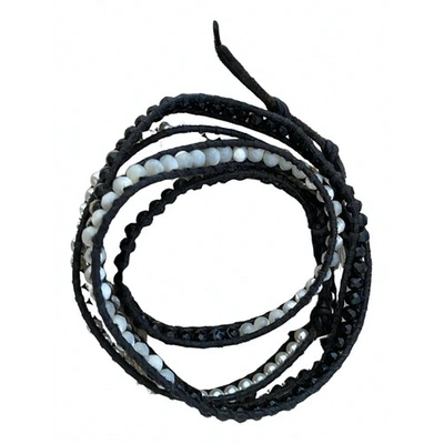 Pre-owned Chan Luu Pearls Bracelet In Black