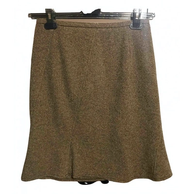 Pre-owned Marella Brown Wool Skirt