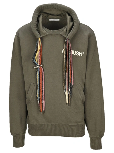 Shop Ambush Multiple-drawstring Hoodie In Khaki