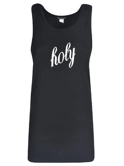 Shop Ann Demeulemeester Holy Tank Top In Black