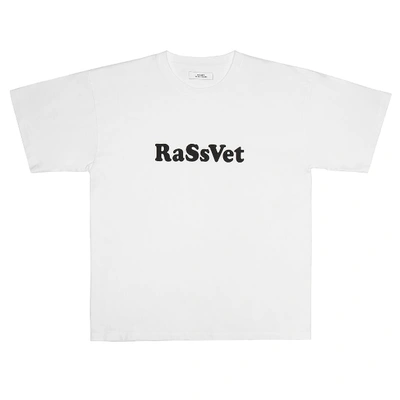 Shop Rassvet Logo T-shirt In White