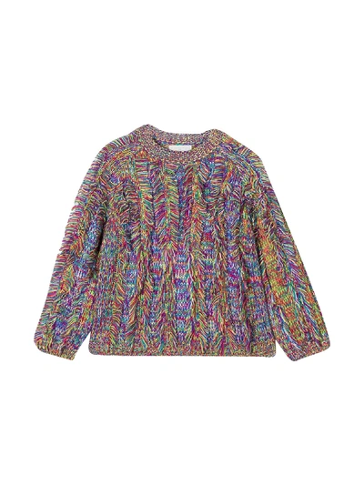 Shop Stella Mccartney Multicolored Teen Sweater