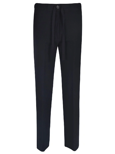 Shop Ann Demeulemeester Straight Trousers In Black