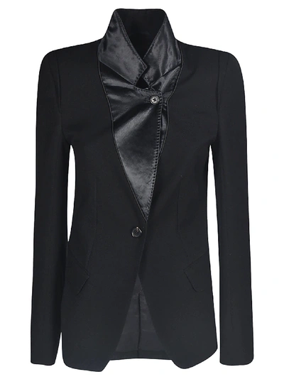 Shop Ann Demeulemeester Two-button Blazer In Black