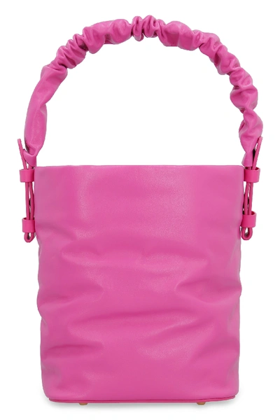 Shop Nico Giani Adenia Soft Leather Bucket Bag In Fuchsia