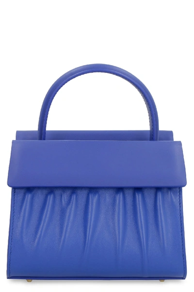 Shop Nico Giani Eris Leather Mini-bag In Blue