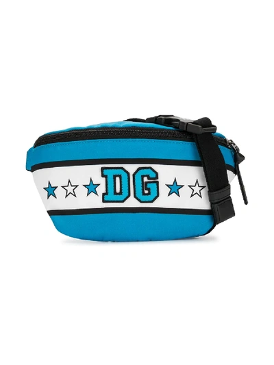 Shop Dolce & Gabbana Dg Royals Belt Bag In Blue