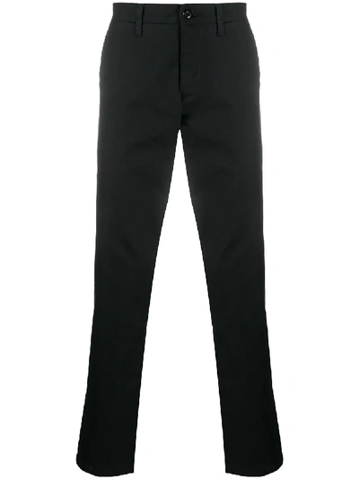 Carhartt Black Straight Leg Chinos In Black