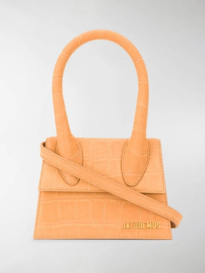 Shop Jacquemus Le Chiquito Medium Tote In Brown