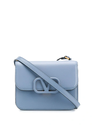 Valentino Garavani Small Vsling Grainy Calfskin Handbag in Blue