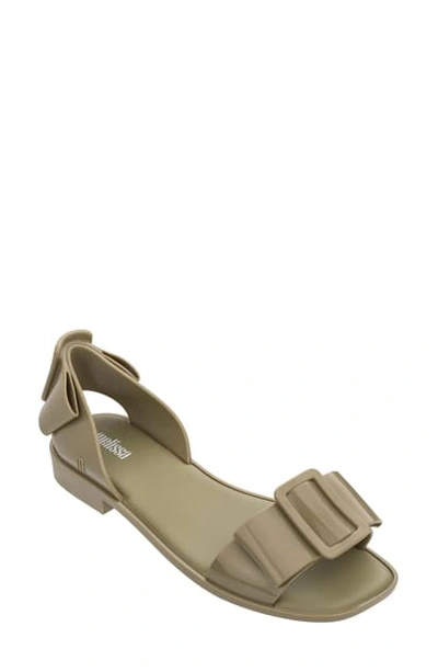 Shop Melissa Aurora Jelly Sandal In Taupe