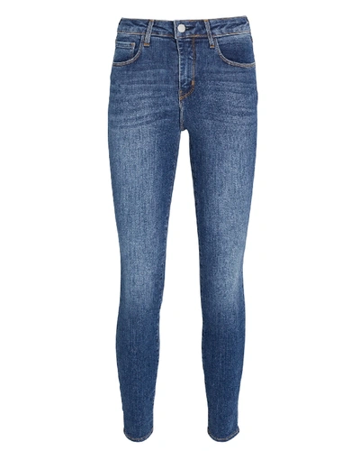 Shop L Agence Margot High-rise Skinny Jeans In Light Vintage