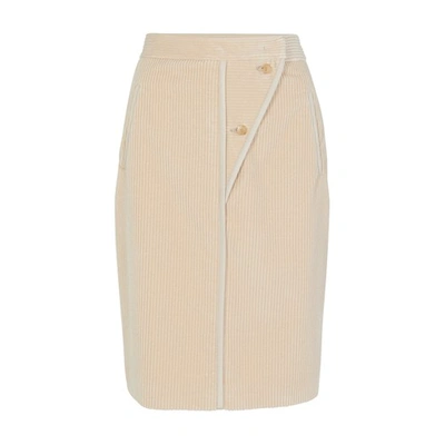 Shop Max Mara Cappa Skirt In Albino