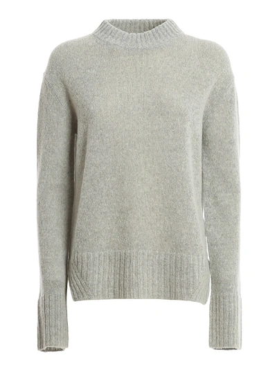 Shop Dondup Wool Blend Sweater In Grey