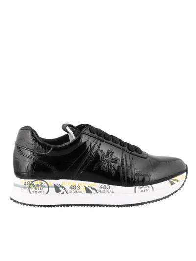 Shop Premiata Conny 4817 Sneakers In Black