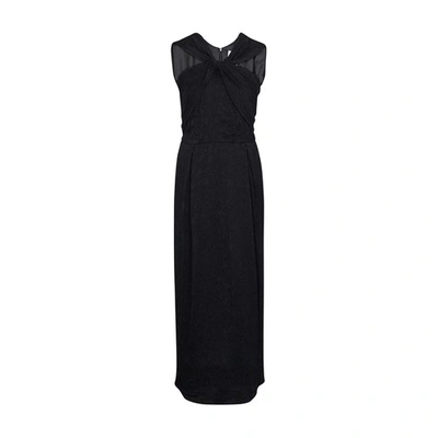 Shop Patou Rose Dress In Black