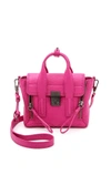 3.1 Phillip Lim Medium Pashli Satchel In Fuchsia