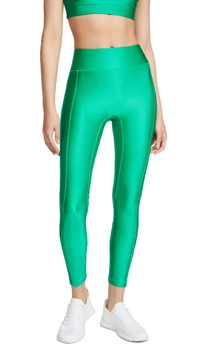 Shop All Access Center Stage Shine Leggings In Jewel Green