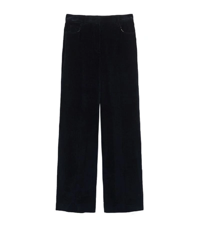 Shop Weekend Max Mara Manila Wide-leg Corduroy Trousers