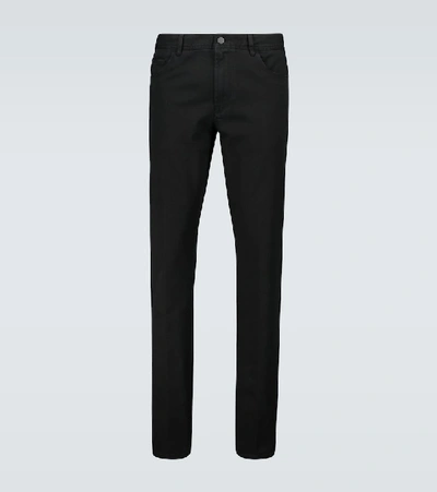 Shop Moncler Genius 2 Moncler 1952 Slim-fit Pants In Black