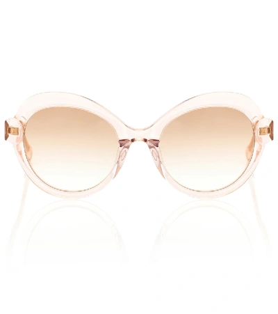 Shop Zimmermann Amelie Sunglasses In Pink