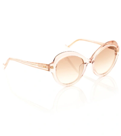 Shop Zimmermann Amelie Sunglasses In Pink