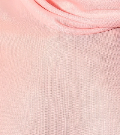 Shop Kwaidan Editions High-neck Jersey Top In Pink