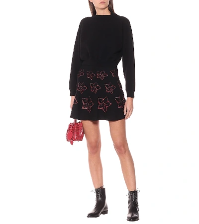 Shop Alaïa Cashmere Sweater In Black