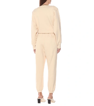 Shop The Frankie Shop Vanessa Cotton Sweatpants In Beige