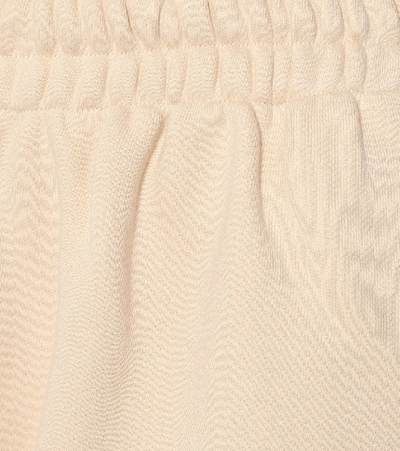 The Frankie Shop Vanessa Cotton Sweatpants In Beige