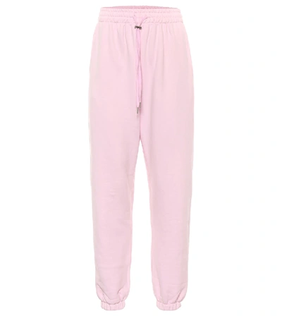 Shop The Frankie Shop Vanessa Cotton Sweatpants In Pink