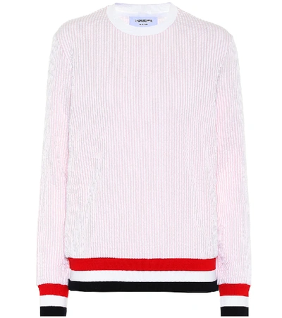 Shop Thom Browne Cotton Sweatshirt In Pink
