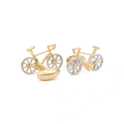Shop Paul Smith Bicycle Gold-tone Cufflinks