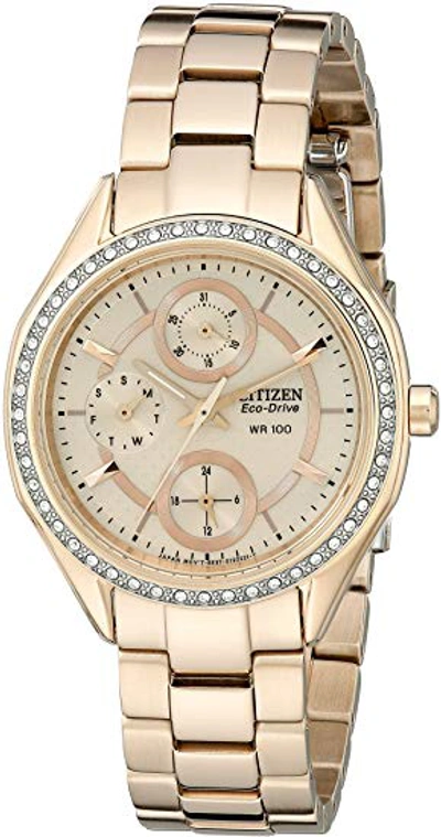 Pre-owned Citizen  Eco-drive Fd1063-57x In Stainless Steel
