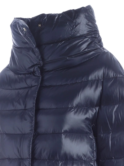 Shop Herno Aminta Iconic Down Jacket In Blue