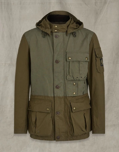 Shop Belstaff Longwing Jacket In Brown