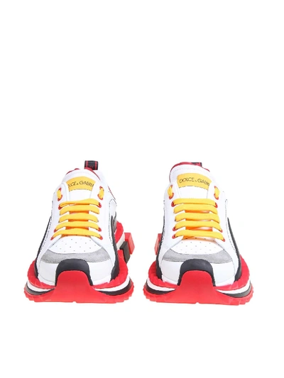 Shop Dolce & Gabbana Super King Sneakers In White