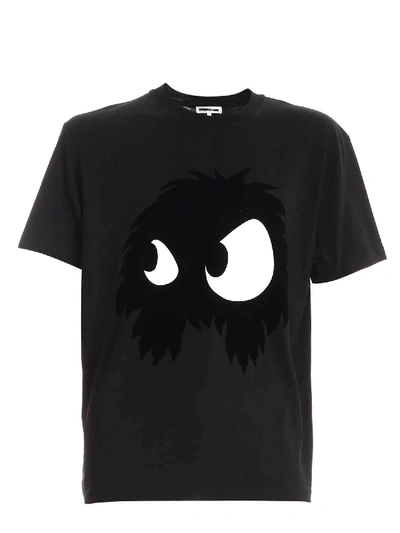 Shop Mcq By Alexander Mcqueen Black Printed T-shirt