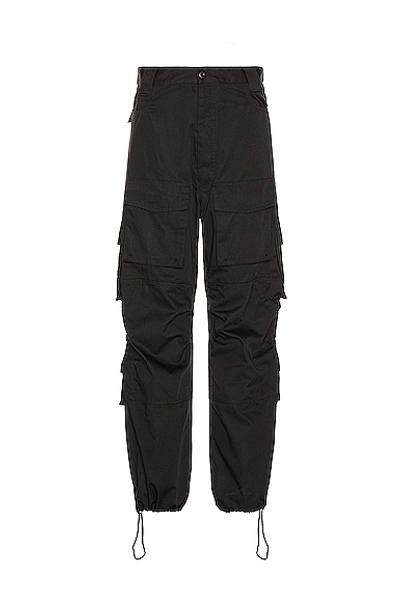 Shop Balenciaga Cargo Pants In Black