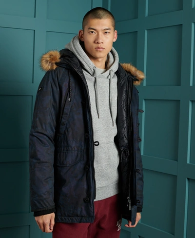 Superdry Sdx Original & Vintage Parka Coat In Navy | ModeSens