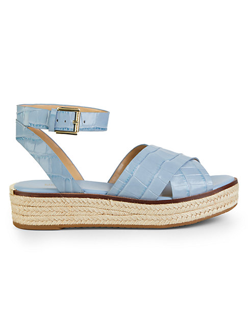 michael michael kors abbott leather espadrille sandal